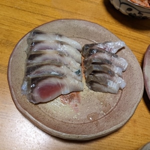 太刀魚酢漬け1夜
